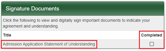 Sign the documents electronically.