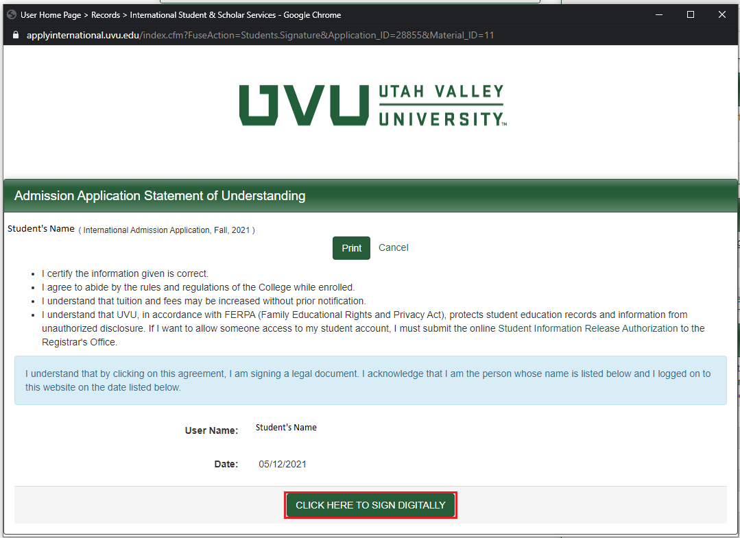 Sign the document digitally.