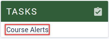 Select course alerts.