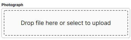 Drag and drop your desired photo here or select this box to browse your computer for the desired photo. Please review the photo requirements or standards below.